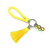 Farbiger olympischer Schlüsselanhänger