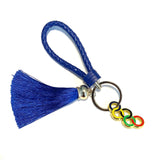 Farbiger olympischer Schlüsselanhänger