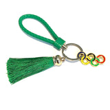 Farbiger olympischer Schlüsselanhänger