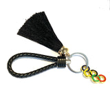 Farbiger olympischer Schlüsselanhänger