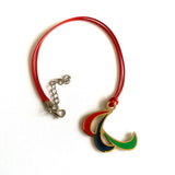 Farbige Paralympische Halskette