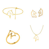 Ketting Paardrijden (goud/zilverkleurig)