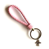 Sleutelhanger roze met sporthanger