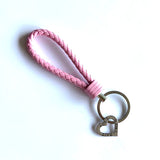 Sleutelhanger roze met sporthanger