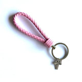 Sleutelhanger roze met sporthanger