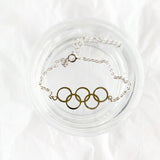 Zilveren armband Olympische Spelen