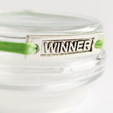 Sportarmband elastisch groen met sporthanger