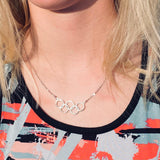 Zilveren ketting Olympische Spelen