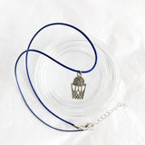 Sportketting donkerblauw met sporthanger