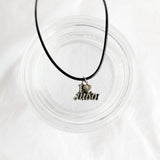 Sportketting zwart met sporthanger