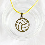 Sportketting geel met sporthanger