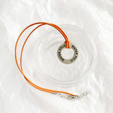 Sportketting oranje met sporthanger