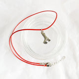 Sportketting rood met sporthanger