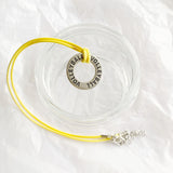 Sportketting geel met sporthanger