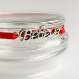 Sportarmband elastisch rood met sporthanger