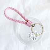 Sleutelhanger roze met sporthanger