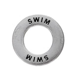 Sportarmband elastisch geel met sporthanger