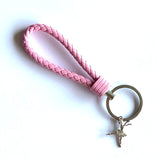 Sleutelhanger roze met sporthanger