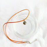 Sportketting oranje met sporthanger