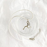 Sportketting wit met sporthanger