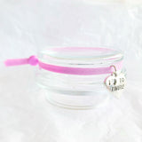 Sportarmband elastisch paars met sporthanger