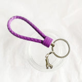 Sleutelhanger paars met sporthanger