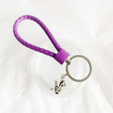 Sleutelhanger paars met sporthanger