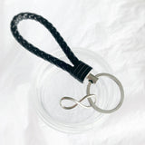 Sleutelhanger zwart met sporthanger