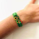 Bracciale Anelli Olimpici Colorati