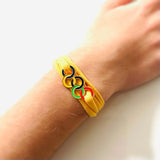 Bracciale Anelli Olimpici Colorati