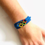 Bracciale Anelli Olimpici Colorati