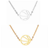 Armband Basketbal (goud/zilverkleurig)