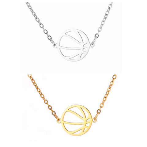 Armband Basketbal (goud/zilverkleurig)