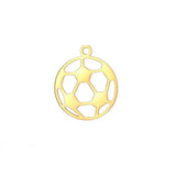 Oorbellen hangers goudkleurig (diverse sporten)