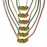 Collana colorata anelli Olimpici 