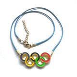 Collana colorata anelli Olimpici 