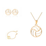 Conjunto de joyas de voleibol (puedes armarlo tú mismo)