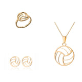 Conjunto de joyas de voleibol (puedes armarlo tú mismo)