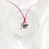 Sportketting roze met sporthanger