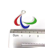 Zilveren ketting Paralympische Spelen kleur