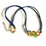 Gekleurde Olympische Ringen Ketting