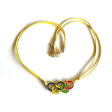 Gekleurde Olympische Ringen Ketting