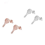 Pendientes de plata Tenis