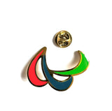 Gekleurde Paralympische Broche