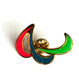 Gekleurde Paralympische Broche