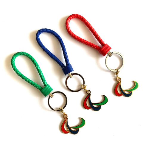 Colored Paralympic Keychain