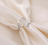 Ring met zirkonia Tennis