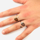 Ring met zirkonia Tennis