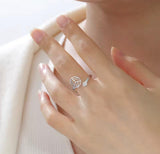 Ring Wasserball silberfarben