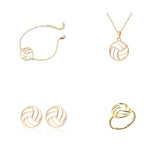 Conjunto de joyas de voleibol (puedes armarlo tú mismo)